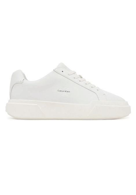 Scarpe Tommy Hilfiger Chunky Cupsole LaceUp LTH Bianco Donna CALVIN KLEIN | Sneakers | YW0YW01947-0K4